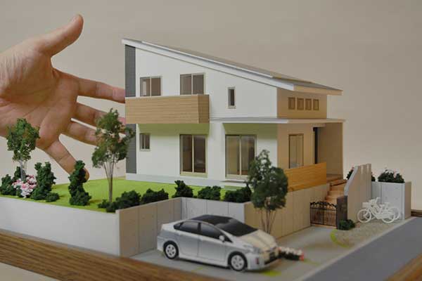住宅模型実例イメージ画像